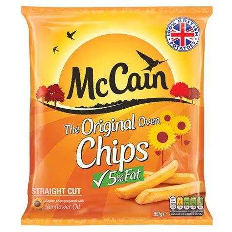 Mccain Oven Chips 907G - Groceries - Tesco Groceries | Packaging snack, Snack chips, Chips