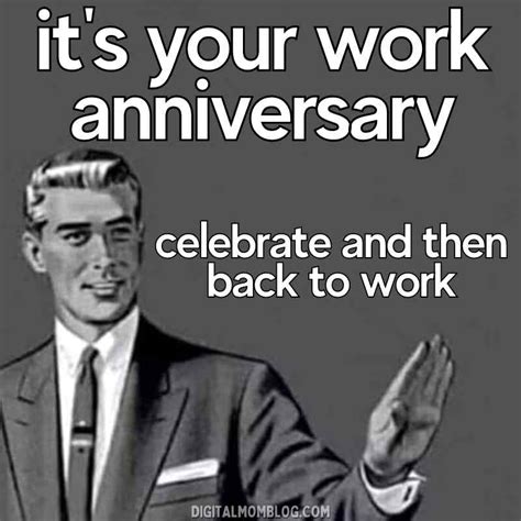 Happy Work Anniversary Meme Topsimagescom Meme On | Images and Photos finder