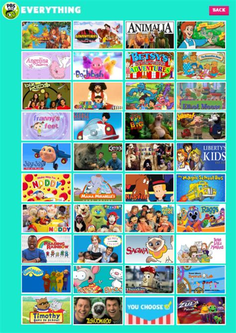 All Childhood Shows | PBS Kids Wiki | Fandom