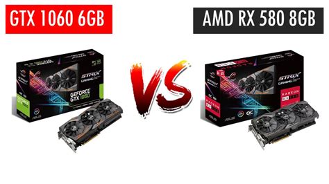 GTX 1060 6GB vs RX 580 8GB - AMD Ryzen 5 1500X - Benchmarks Comparison - YouTube