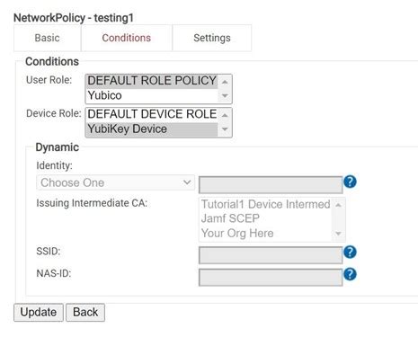 NAS-ID for RADIUS Authentication and Policy Control