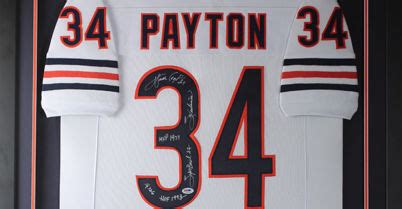 Walter Payton Autograph: 10 Amazing Items for Sale Right now – Wax Pack ...