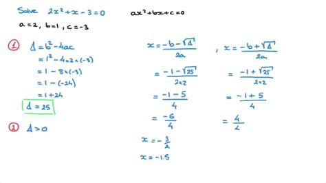 Solving Quadratic Equations