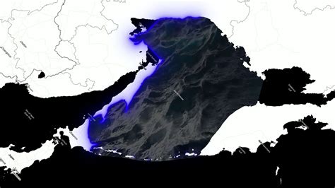 Sea of Okhotsk Map 32308417 Stock Video at Vecteezy