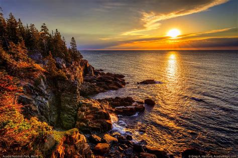 Dramatic Sunrise in Acadia National Park, Maine | Acadia national park ...