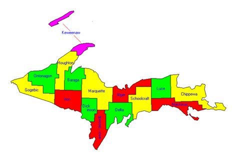 Michigan Upper Peninsula County Trip Reports