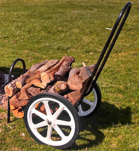 LC-200 Log Carrier on wheels :: Log Carts, Log Haulers, Makes Restocking Firewood Easy