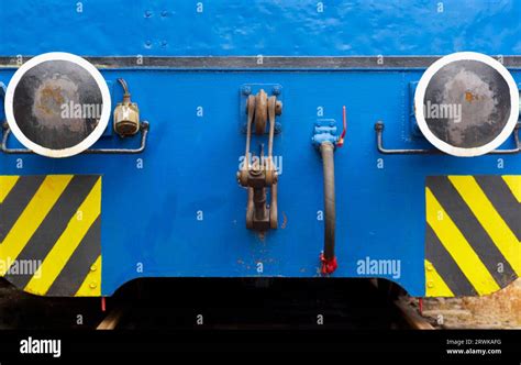 Detail of a shunting locomotive Stock Photo - Alamy