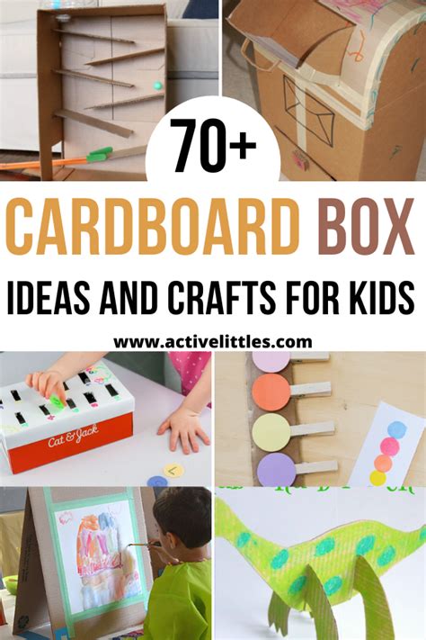 70+ Fun Cardboard Box Ideas and Crafts for Kids - Active Littles