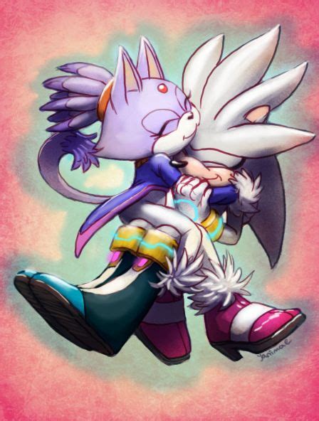 Silver and Blaze by Yanimae | Hedgehog art, Sonic and shadow, Silver the hedgehog