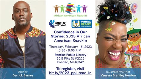 Confidence in Our Stories: 2023 African American Read-In - Pontiac ...