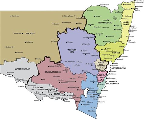 Map Of Nsw Towns – Verjaardag Vrouw 2020