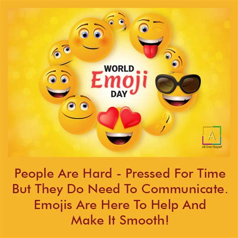 Happy World Emoji Day Quotes, World Emoji Day Whatsapp Status