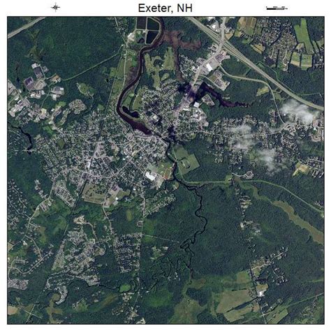 Aerial Photography Map of Exeter, NH New Hampshire