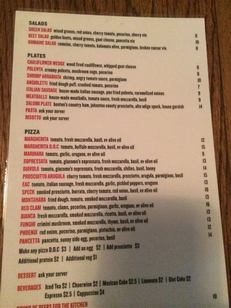 Mission Pizza Napoletana Menu, Menu for Mission Pizza Napoletana, Winston-Salem, Piedmont Triad ...