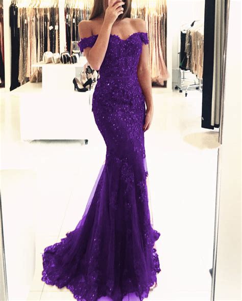 Lace Mermaid Prom Dresses Elegant Formal Evening Gowns – alinanova