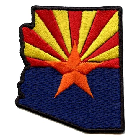 Arizona State With Flag Patch Embroidered Iron on BA7 - Etsy UK