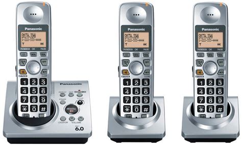 Panasonic Digital Cordless Phone with DECT 6.0 Technology & 3 Handsets - TVs & Electronics ...