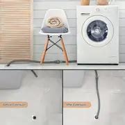6.5 Feet Washing Machine Drain Hose Flexible Dishwasher Drain Hose ...