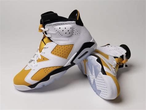 FIRST LOOKS AT THE AIR JORDAN 6 YELLOW OCHRE