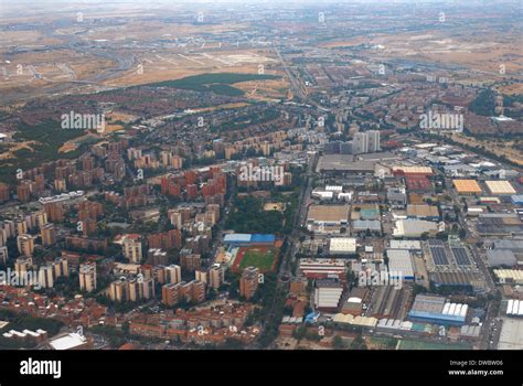 Aerial view of Madrid, Spain Stock Photo - Alamy