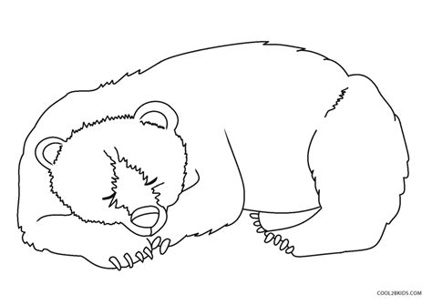 Sleeping Bear Template Printable