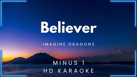 Believer - Imagine Dragons (HD Karaoke) | My Daily Videoke - YouTube