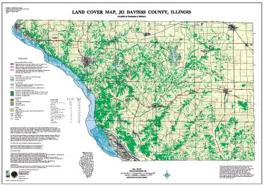 Land Cover Map, Jo Daviess County, Illinois | Resources | UIUC