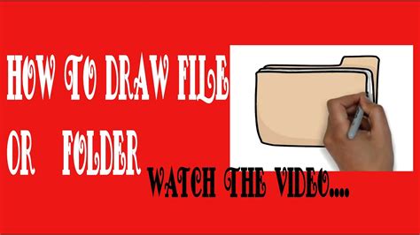 How To Draw A Folder| How To Draw A Folder Step By Step| Easy Darw ...