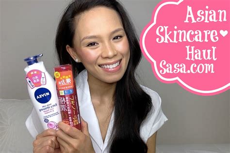 Asian Skincare Haul | Sasa.com - YouTube