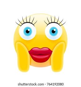 Female Emoticon Tears Realistic Modern Emoji Stock Vector (Royalty Free ...