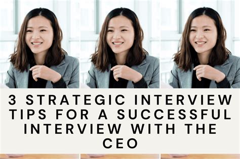 How To Prepare For A Successful Interview With The CEO