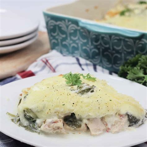 Chicken with Spinach Casserole - Happy Homeschool Nest