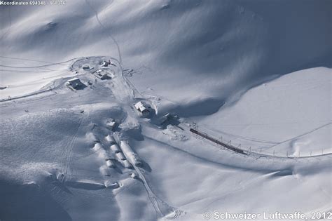 Oberalppass im Winter | Luftbilder der Schweiz | UZH