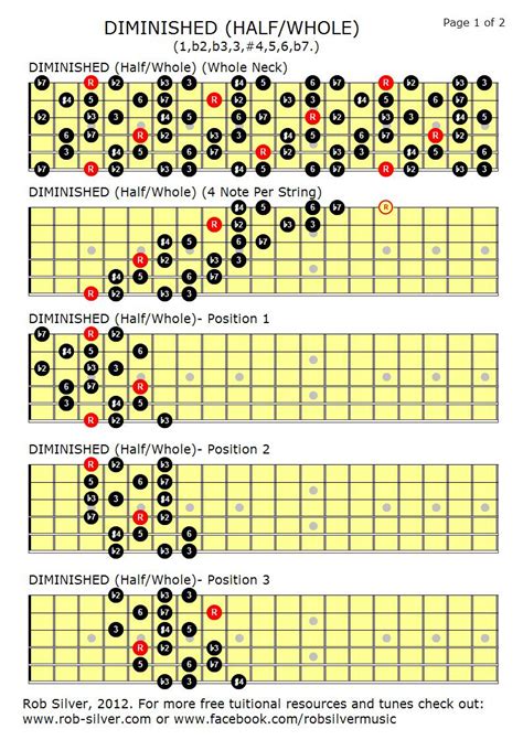 ROB SILVER: THE DIMINISHED SCALE (HALF/WHOLE)