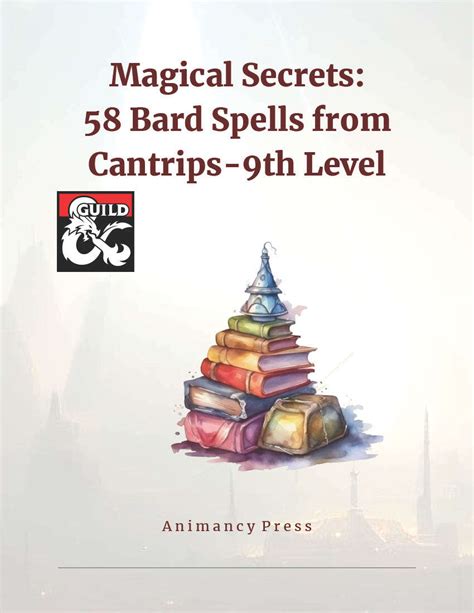 58 Bard Spells, Cantrips to 9th-level - Dungeon Masters Guild | Dungeon Masters Guild