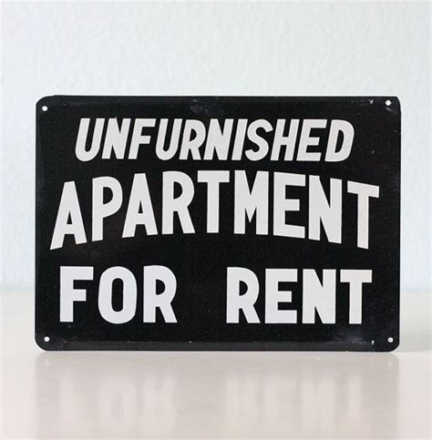 Vintage Sign Unfurnished Apartment for Rent | Etsy | Apartments for ...