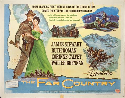 The Far Country Original 1955 U.S. Half Sheet Movie Poster ...