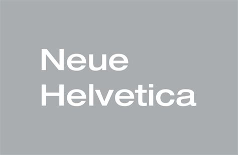 Neue Helvetica Font - Fonts Hut