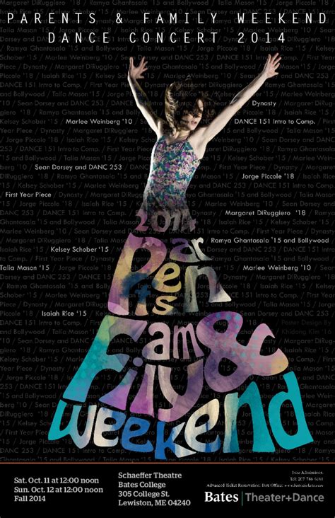 Performance Posters | Dance | Bates College