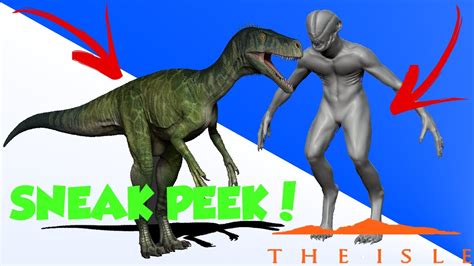 Cannibal & Herrerasaurus Sneak peek! | The Isle Suchomimus Shenanigans At Spawn Lake & NEW SKINS ...