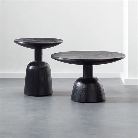 Macbeth Hemlock Black Wood Coffee Table + Reviews | CB2 | Side table wood, Coffee table wood ...