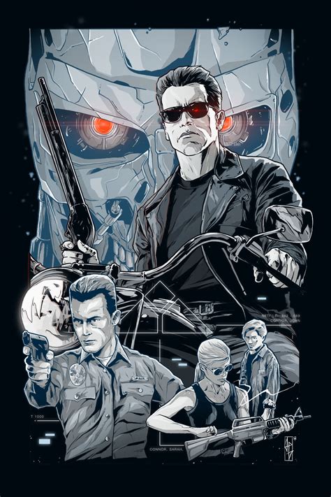 TERMINATOR 2 poster art on Behance