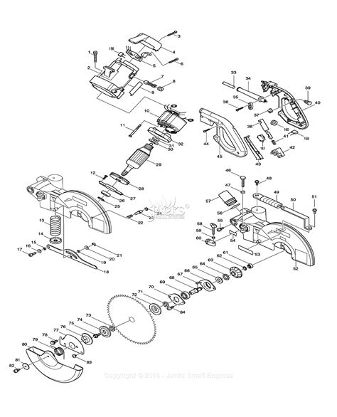 Makita LS1013 Parts Diagram for Assembly 1