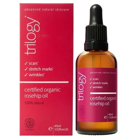 Rosehip Oil 100% Organic Moisturizer Anti Aging Essential Oil Heal Dry Skin Fine Lines Wrinkles ...