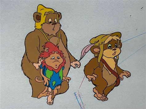 Ewoks (TV series, 1985/86) - 1 Original animation cel and drawing - Catawiki