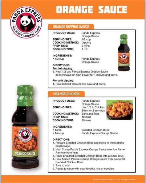 Panda Express orange chicken sauce | Panda express orange chicken ...