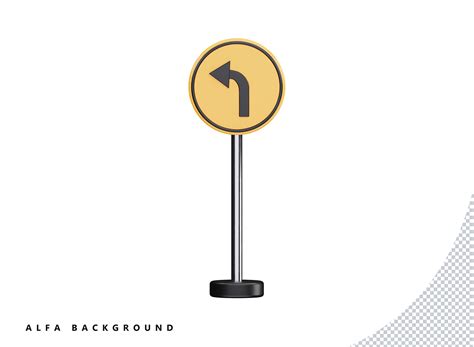 Left Arrow Road Sign 3d Vector Icon Graphic by crop3dbusiness ...