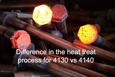 what is the difference in the heat treat process for 4130 vs 4140 ...