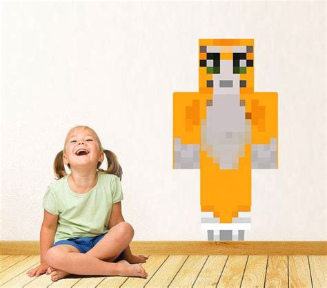 Video game Wall decal Wall decor Minecraft inspired Birthday party decor Sticker Stampy Dan DTM ...